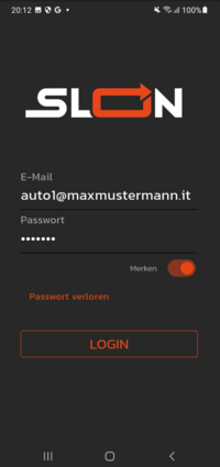 Login Screen Login Screen