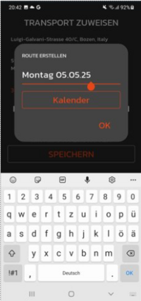 Route erstellen Route erstellen