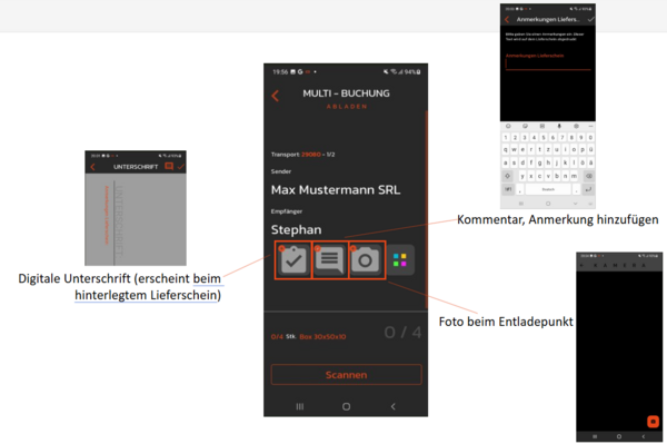 Übersicht Funktionen Buchungsmaske Übersicht Funktionen Buchungsmaske